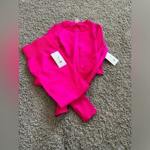 Pink workout set